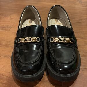 Black Chunky Loafers